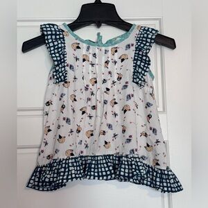 Matilda Jane Lana "Birds of a Feather" Tunic Top - Size 6 - Friends Forever